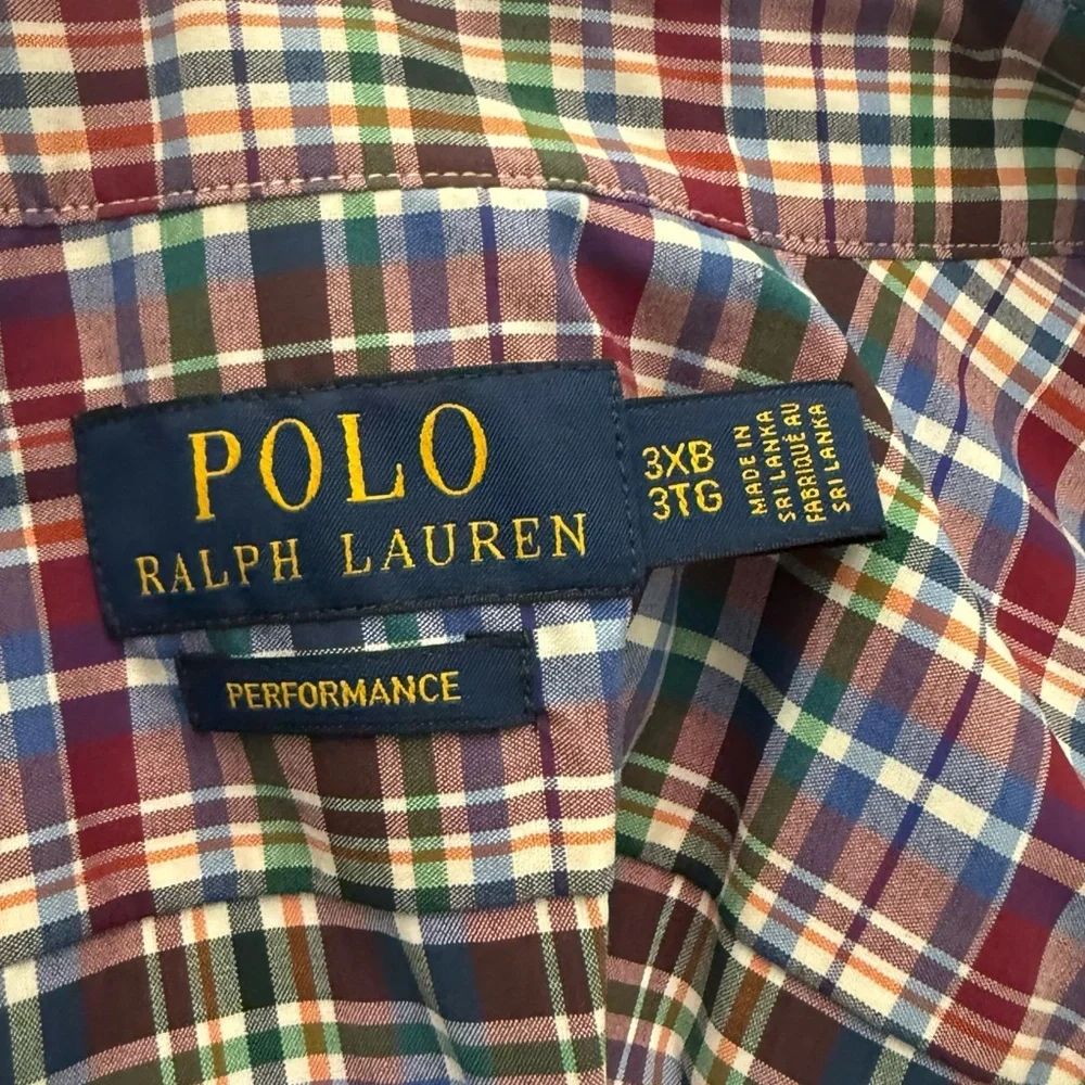 Men’s Polo Ralph Lauren Performance L/S Shirt size 3XB